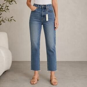 Artemis Vintage Modern Curvy High Rise Relaxed Straight Boutique Jeans 1/24 NWT